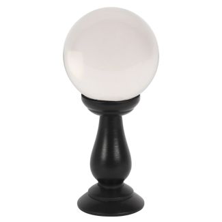 Small Clear Crystal Ball On Stand 