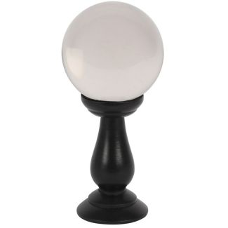 Wholesale Large Glass Crystal Ball on Stand -Black