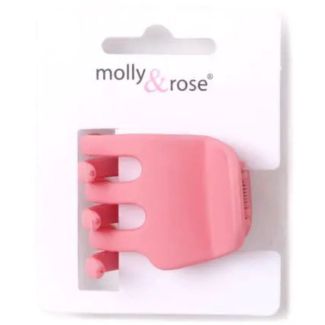 Small Matt Dusky Pink Claw Hair Clamp - 3.5cm