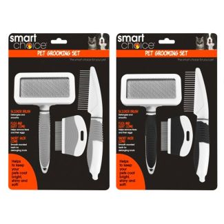 Pet Hair Grooming Set of 3 - Assorted Colours 