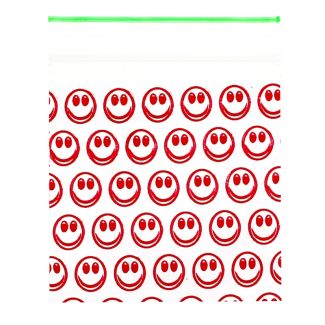 Wholesale Zipper Grip Seal Printed Resealable Bags - Smile (50x50mm)