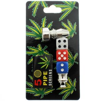 Wholesale Metal Pipe Dice Design Assorted