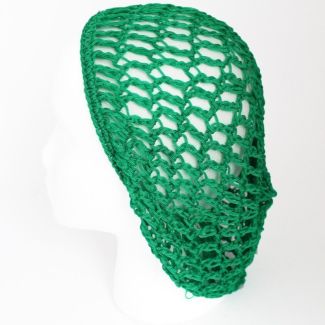 Soft Rayon Snood Hat Hair Net- Green