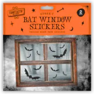 Spooky Bat Window Stickers 2pk 