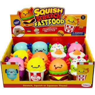Squish Fast Food Toys - Assorted (11.5 cm)