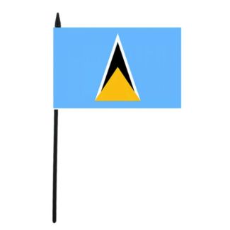 St. Lucia Flag - 6" x 4"
