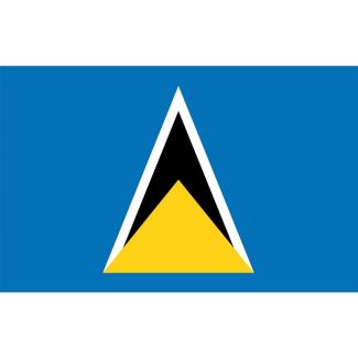 St. Lucia Flag - 5ft x 3ft