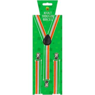 St. Patrick’s Day Irish Tricolour Adult Trouser Braces