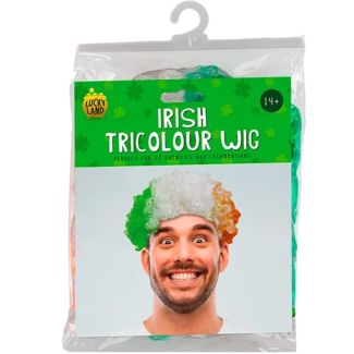 St. Patrick’s Day Irish Tricolour Afro Wig