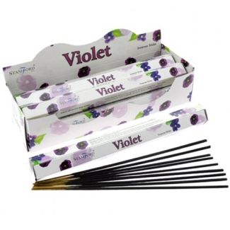 Stamford Hex Incense Sticks - Violet