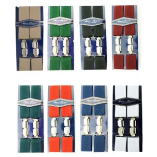 Starter Pack Men's 35mm Plain Boxed Braces Assortment 