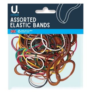 Stationery Elastic Bands - Assorted