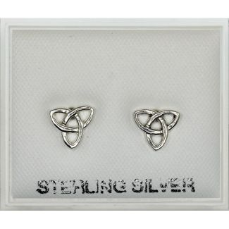 Sterling Silver Celtic Design Studs 4mm