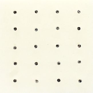 Sterling Silver Claw Set Stud 1.5 mm-Clear