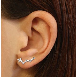 Sterling Silver Constellation Ear Crawler