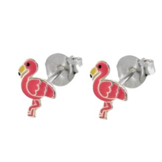 Wholesale Sterling Silver Flamingo Design Stud Earrings