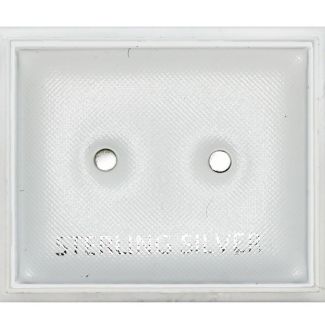 Sterling Silver Flat Circle Studs - 3mm