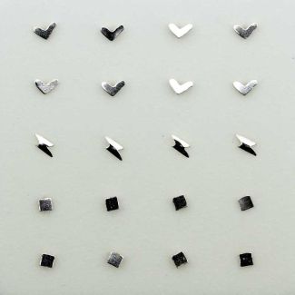 Sterling Silver Nose Studs - Assorted Shape Designs