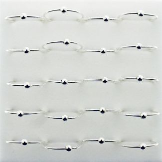 Sterling Silver Nose Studs Set - Ball Design (12 mm)