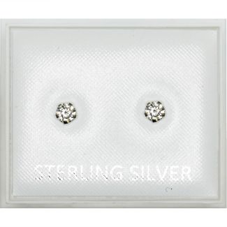 Sterling Silver Round Studs - 3mm