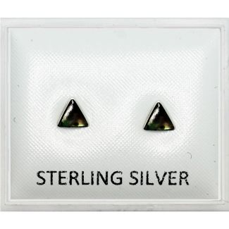 Sterling Silver Triangle Studs - 5mm