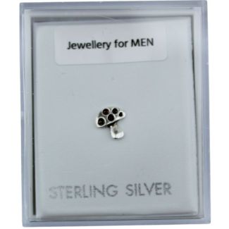 Sterling Silver Mushroom Stud – 6mm