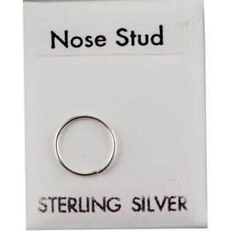 Sterling Silver Nose Ring-8mm