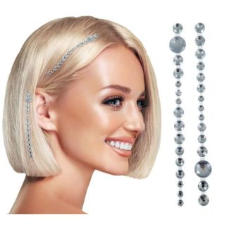 Strass Hair Jewellery Decoration - 12x26cm
