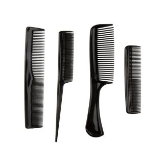 Styling Black Combs (4 Pieces Pack)