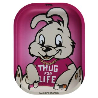 G-Rollz Metal Medium Tray - Thug For Life