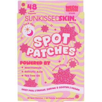 Sunkissed Skin Neon Glitter Spot Patches - 48 Patches