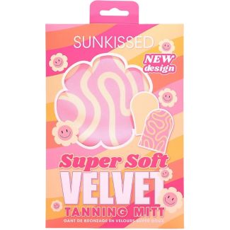 Sunkissed Super Soft Velvet Single Sided Tanning Mitt