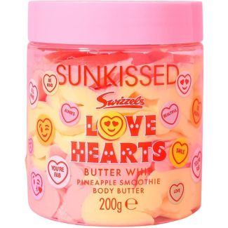 Sunkissed X Love Hearts Body Butter Whip - Pineapple Smoothie (200g)