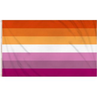 Sunset Lesbian Flag 5ft x 3ft