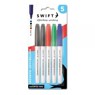 Swift 5pcs Dry Erase Markers for Whiteboards