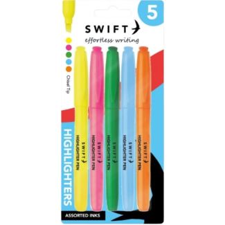Swift Highlighter Pens 5 Pack