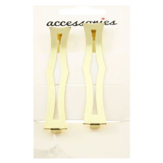 Sword Handle Barrette Clip - Gold 