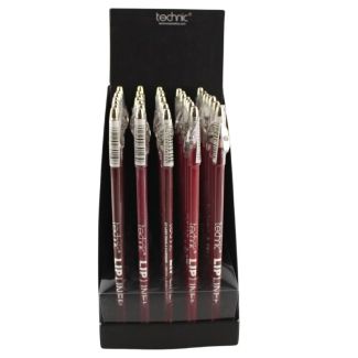 Wholesale Technic Lip Liner Pencils & Sharpener - Assorted Colours