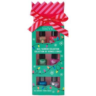 Technic 6pcs Nail Varnish Collection Christmas Gift Set 
