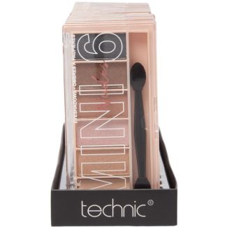 Technic Eyeshadow Mini 6 Eyeshadow Palettes - Nudes