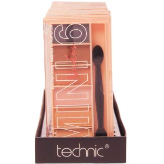 Technic Eyeshadow Mini 6 Eyeshadow Palettes - Bronze