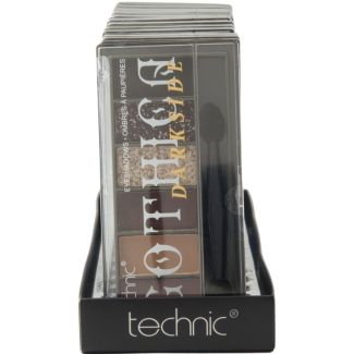 Technic Gothica Mini 6 Eyeshadow Palette - Dark side 