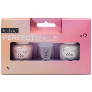 Technic Perfect Nails Manicure Gift Set ( Nail Varnishes & Stamper)