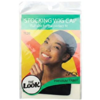 The Look 2pcs Stocking Wig Caps - Black
