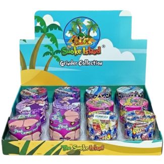 The SMK Island 4-Part Metal Bubble Gum Handmuller - Assorted (5x3.8cm)