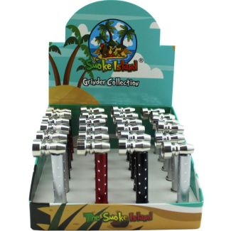 The Smoke Island Dot Pattern Metal Pipe - Assorted (8cm)