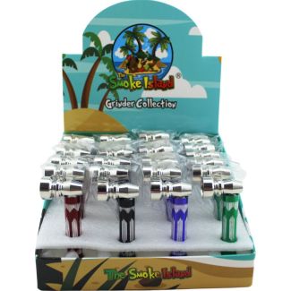 The Smoke Island Metal Pipe Aztec Designs - Assorted (8cm)