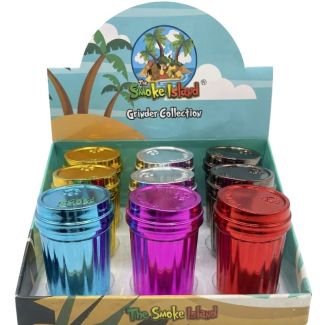 The Smoke Land Metal Handmuller Coffee Cup Design  - Assorted (8 x6.2cm)