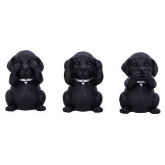 Three Wise Labradors 8.5cm