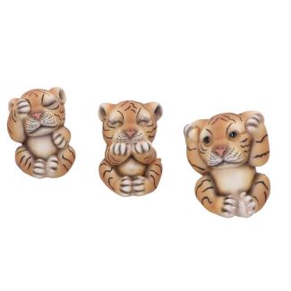 Wholesale Three Wise Tigers - 8cm
